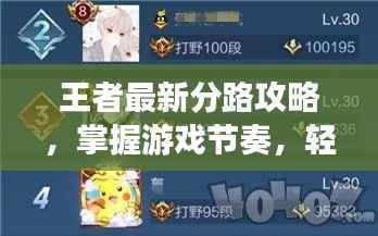 王者最新分路攻略，掌握游戏节奏，轻松上分冲刺王者之巅